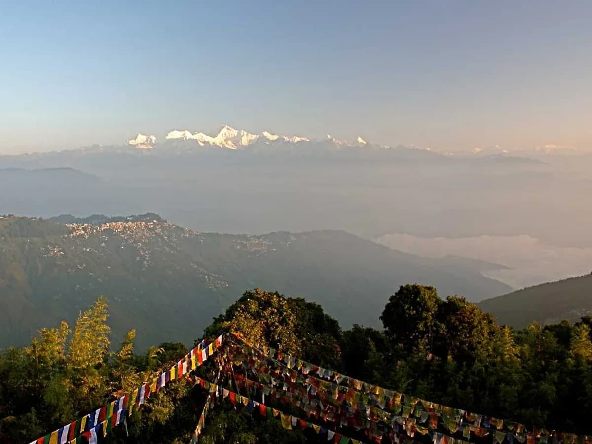 View from Tiger Hill Darjeeling