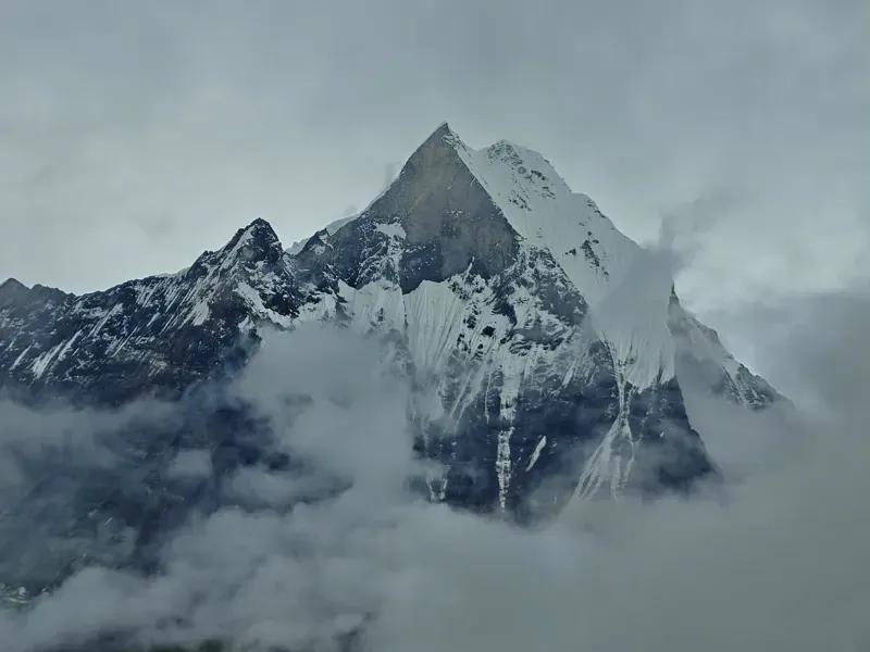 Machhapuchhre Peak View from Machhapuchhre Base Camp