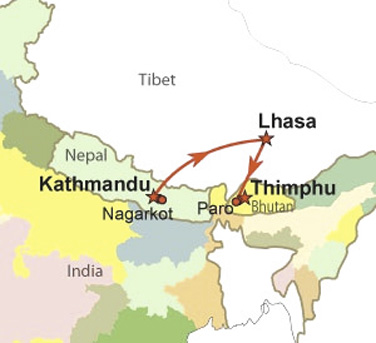 Nepal, Tibet and Bhutan Tours 
