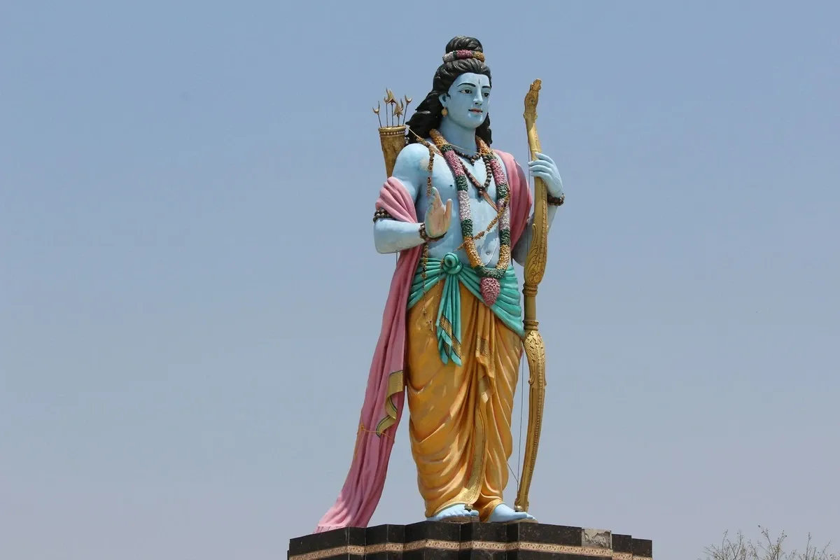 Sculpture of Lord Rama ram.webp